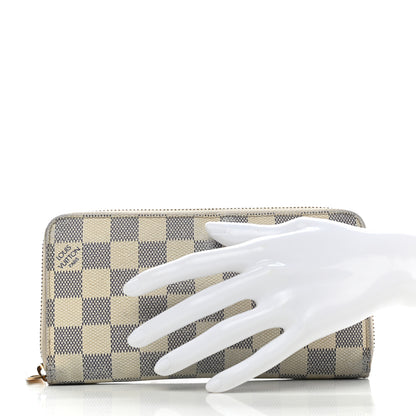 Louis Vuitton Damier Azur Zippy Wallet 2 of 12