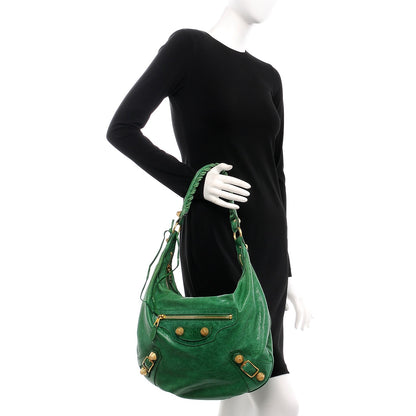 Balenciaga Chevre Giant 21 Gold Hardware Hobo Vert Gazon 2 of 7