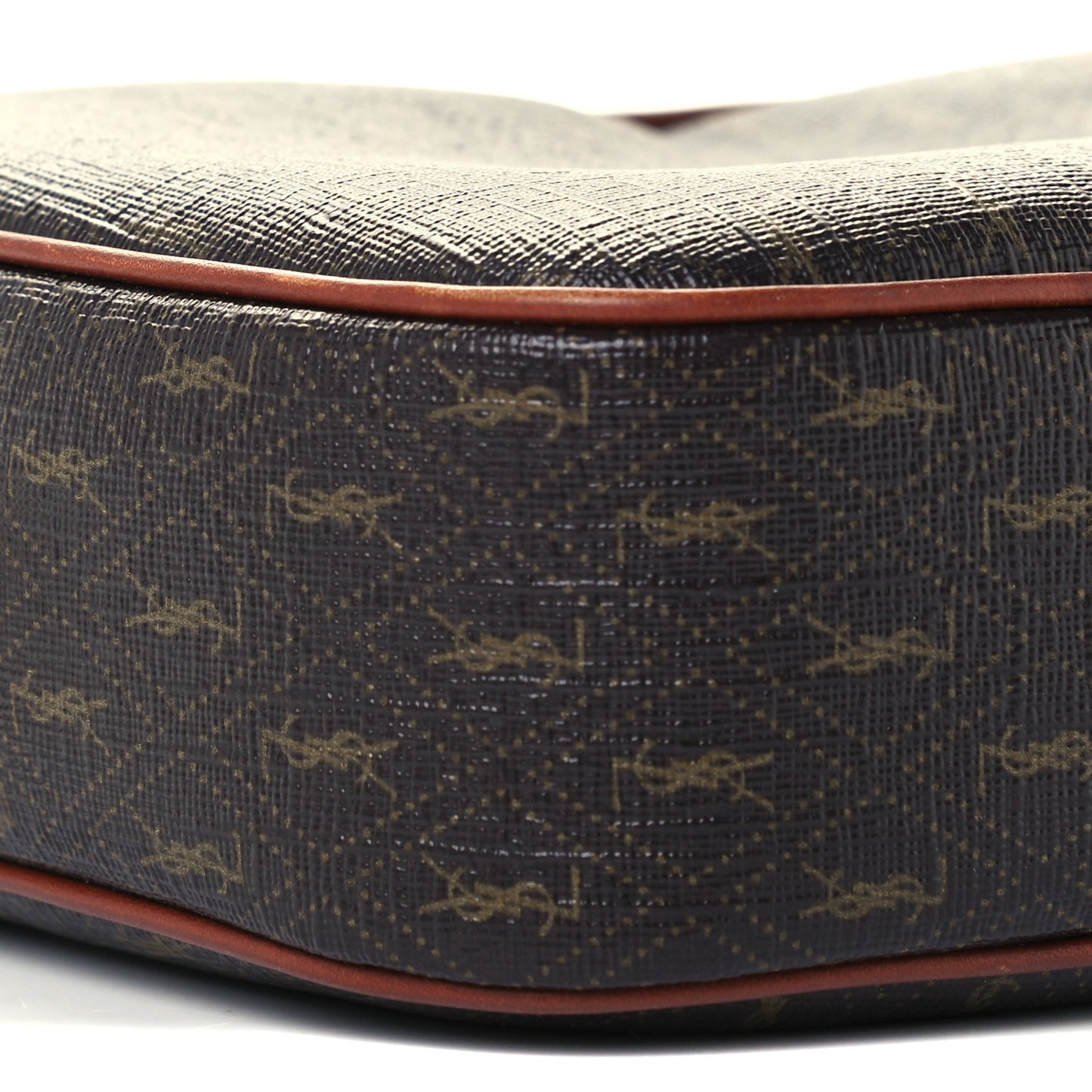 Canvas Smooth Calfskin Le Monogramme Small Camera Bag Chestnut