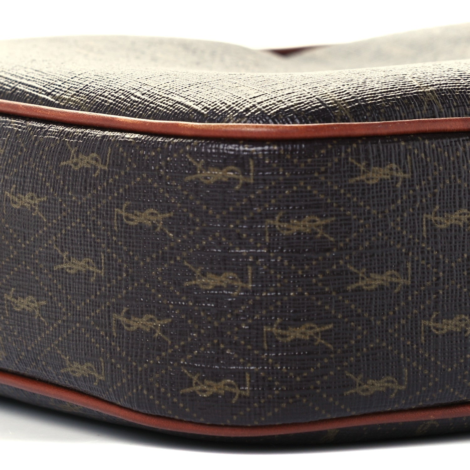 Saint Laurent Canvas Smooth Calfskin Le Monogramme Small Camera Bag Chestnut 9 of 10