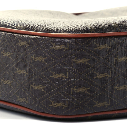 Saint Laurent Canvas Smooth Calfskin Le Monogramme Small Camera Bag Chestnut 9 of 10
