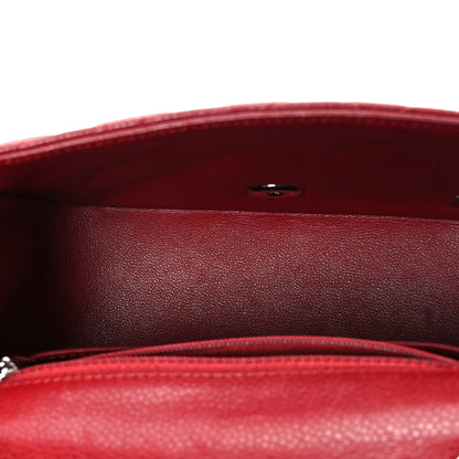 Chanel Caviar Quilted Mini Square Flap Red 5 of 10