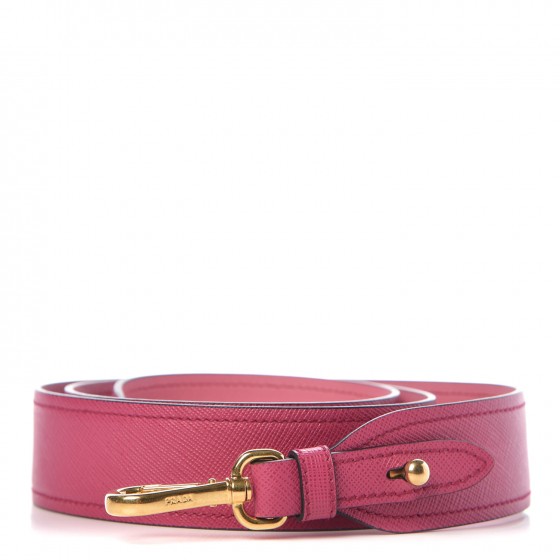 Prada Saffiano Shoulder Strap Peonia 1 of 5