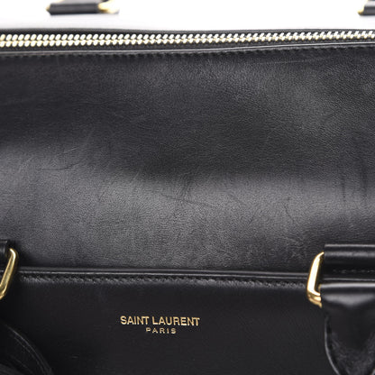 Saint Laurent Calfskin Classic Duffle 6 Black 15 of 17