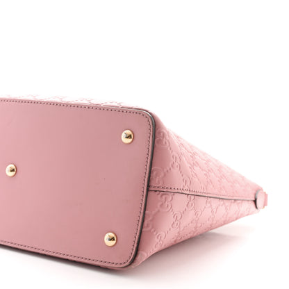 Gucci Guccissima Signature Linea A Foldover Tote Rose Baby Candy 10 of 13