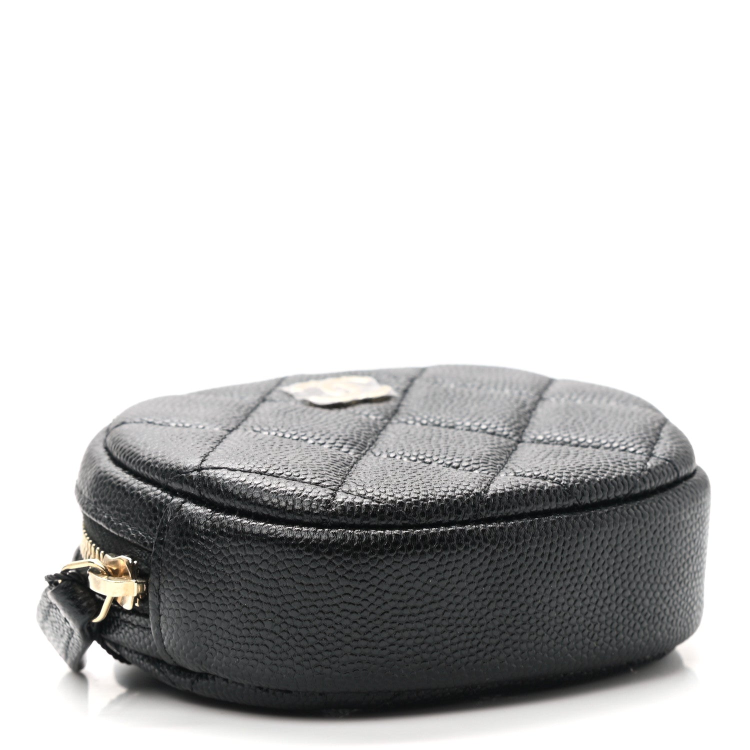 Chanel Caviar Quilted Zip Around Classic Coin Purse Black 4 of 8