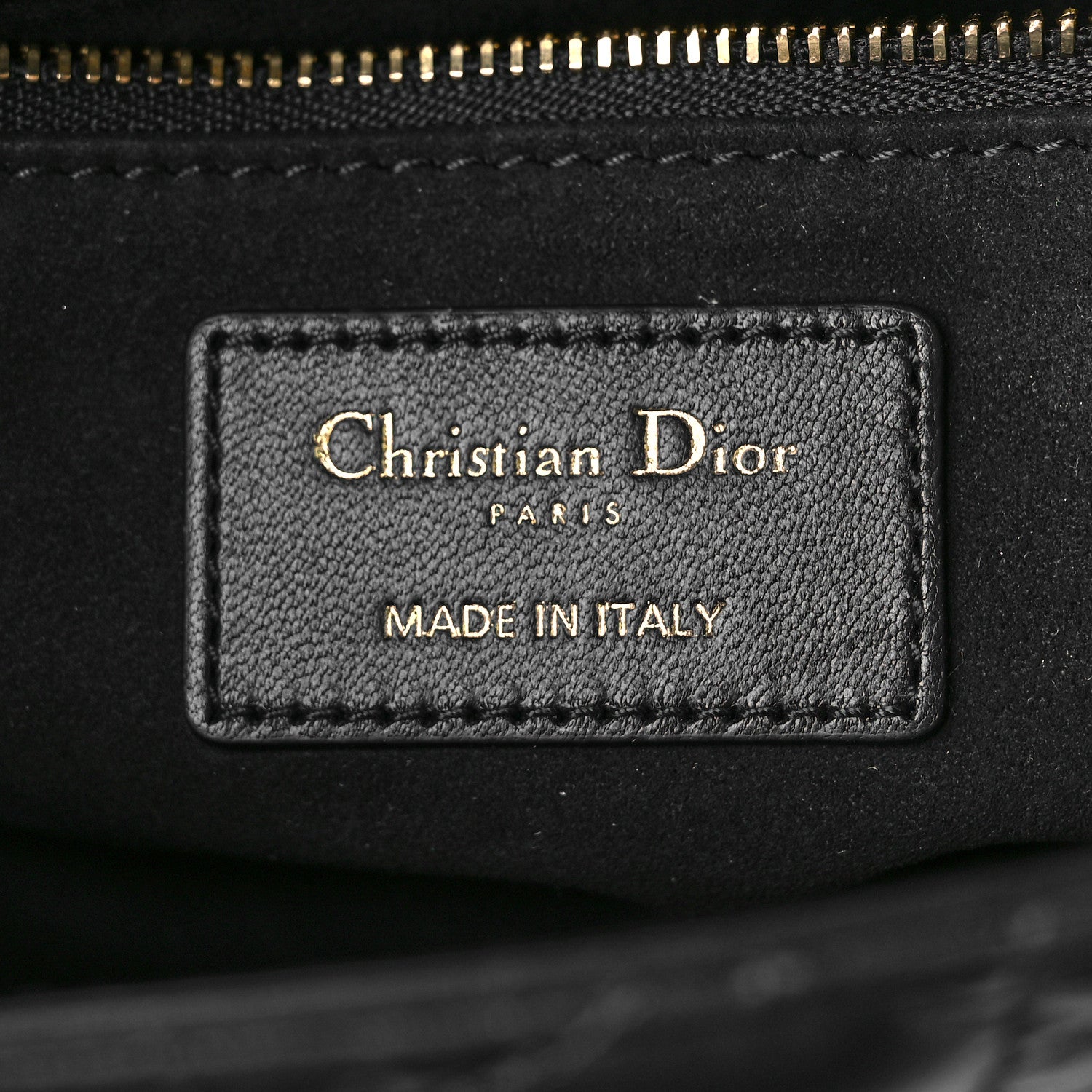 Christian Dior Lambskin Cannage Small My ABC Lady Dior Black 6 of 8