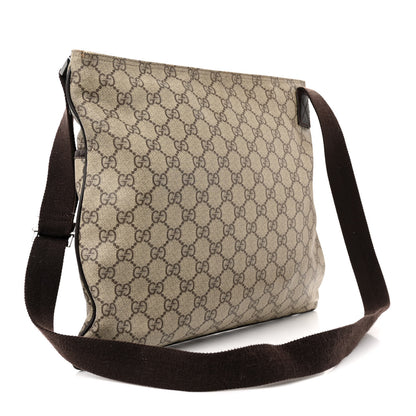 Gucci GG Plus Monogram Flat Messenger Bag Ebony 3 of 16