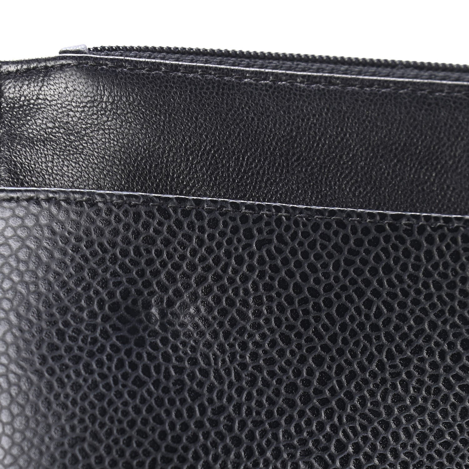 Chanel Caviar Timeless CC Wallet On Chain WOC Black 12 of 12