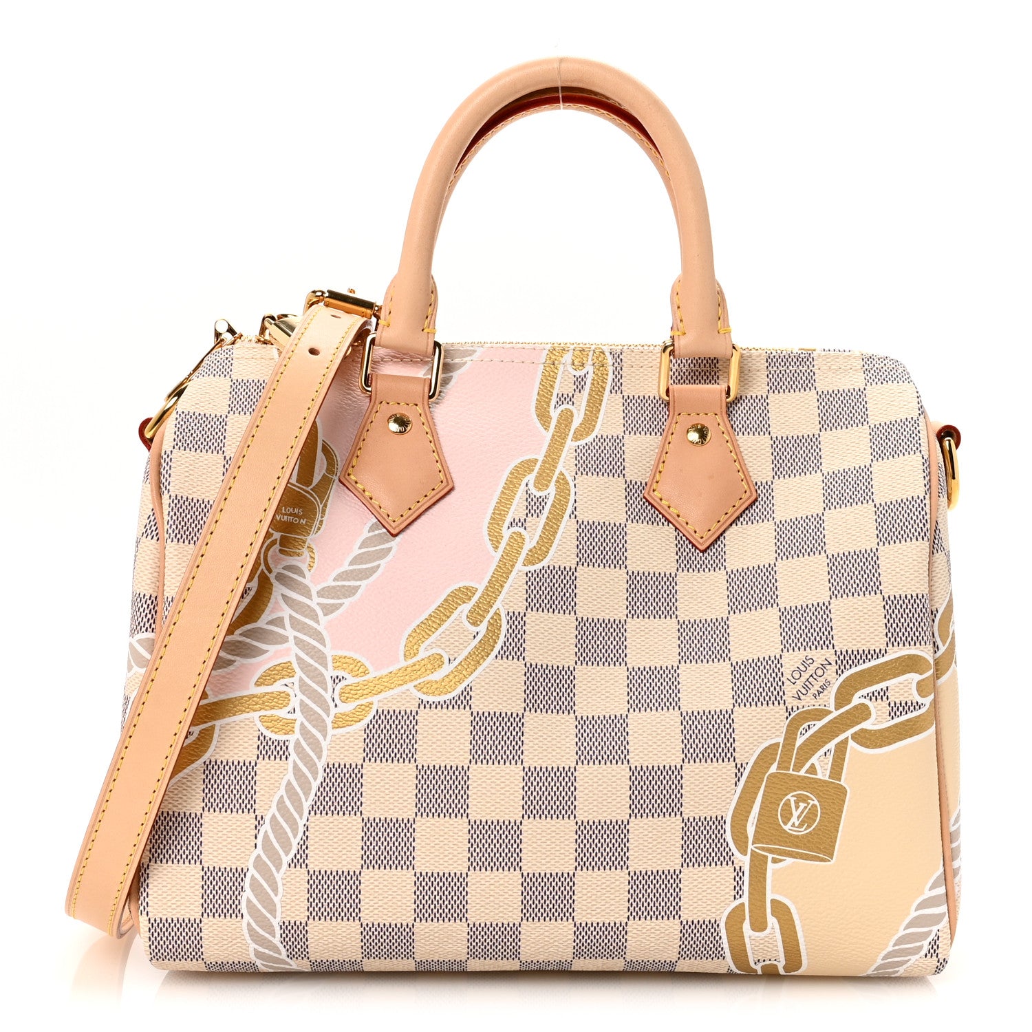 Louis Vuitton Damier Azur Nautical Speedy Bandouliere 25 1 of 9