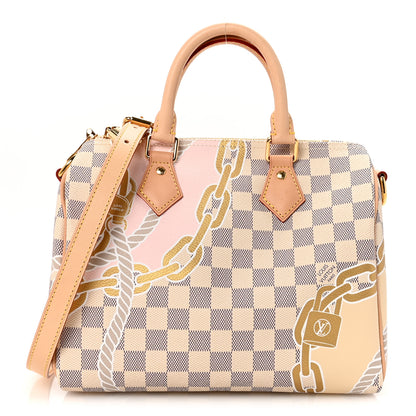 Louis Vuitton Damier Azur Nautical Speedy Bandouliere 25 1 of 9