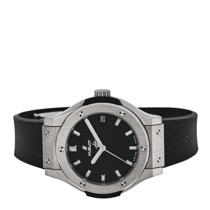 Hublot Titanium Rubber 33mm Classic Fusion Quartz Watch Black 58.NX.1470.RX 2 of 4