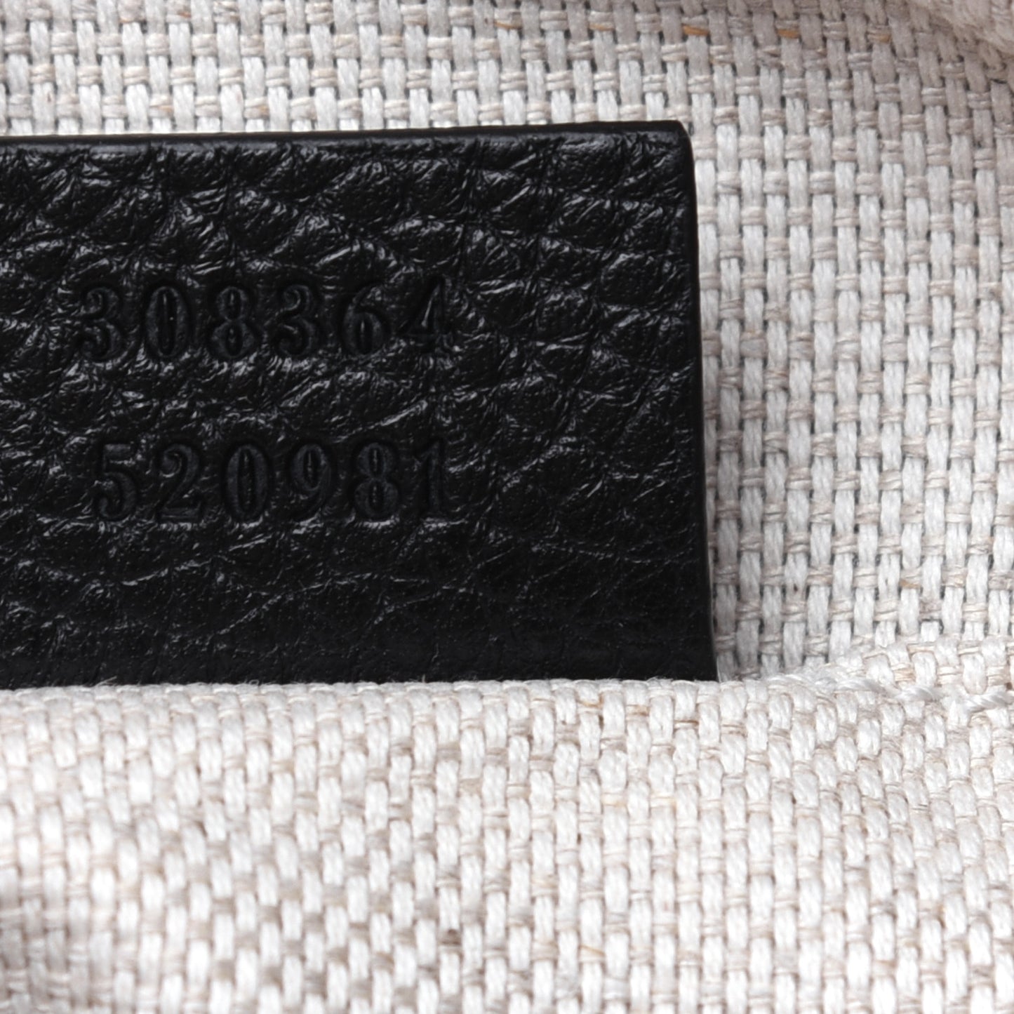 Pebbled Calfskin Small Soho Disco Bag Black