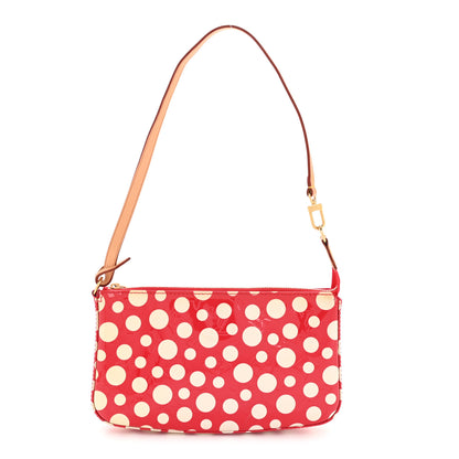 Louis Vuitton Vernis Kusama Infinity Dots Pochette Accessories Red Red 1 of 12