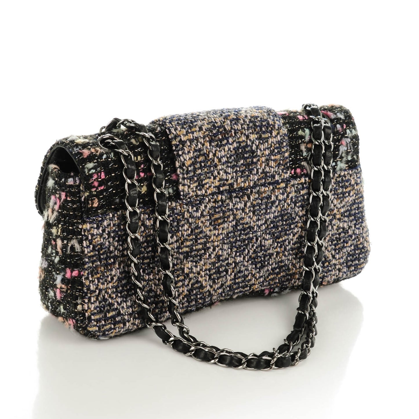 Tweed Medium Fantasy Flap Black