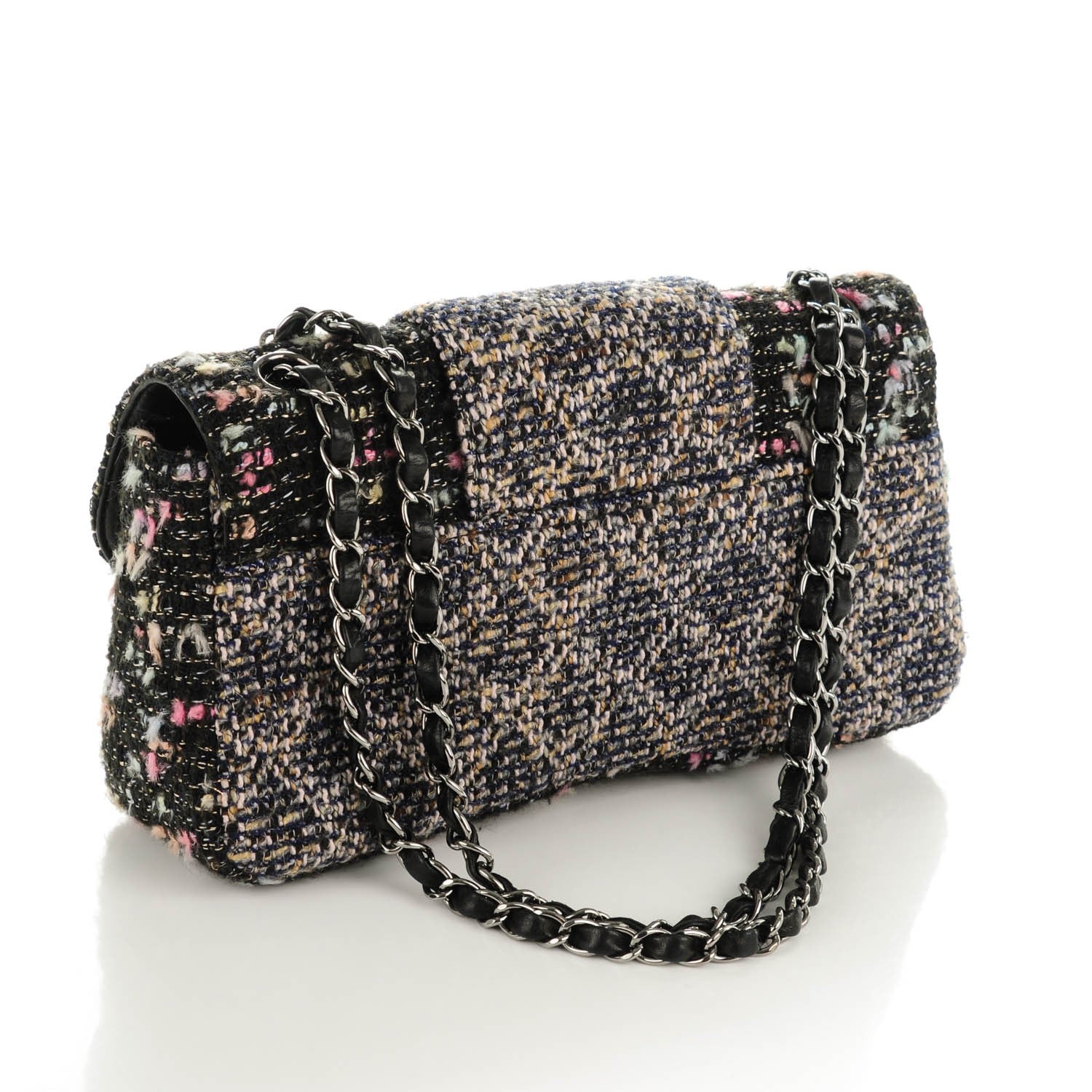 Chanel Tweed Medium Fantasy Flap Black 3 of 8