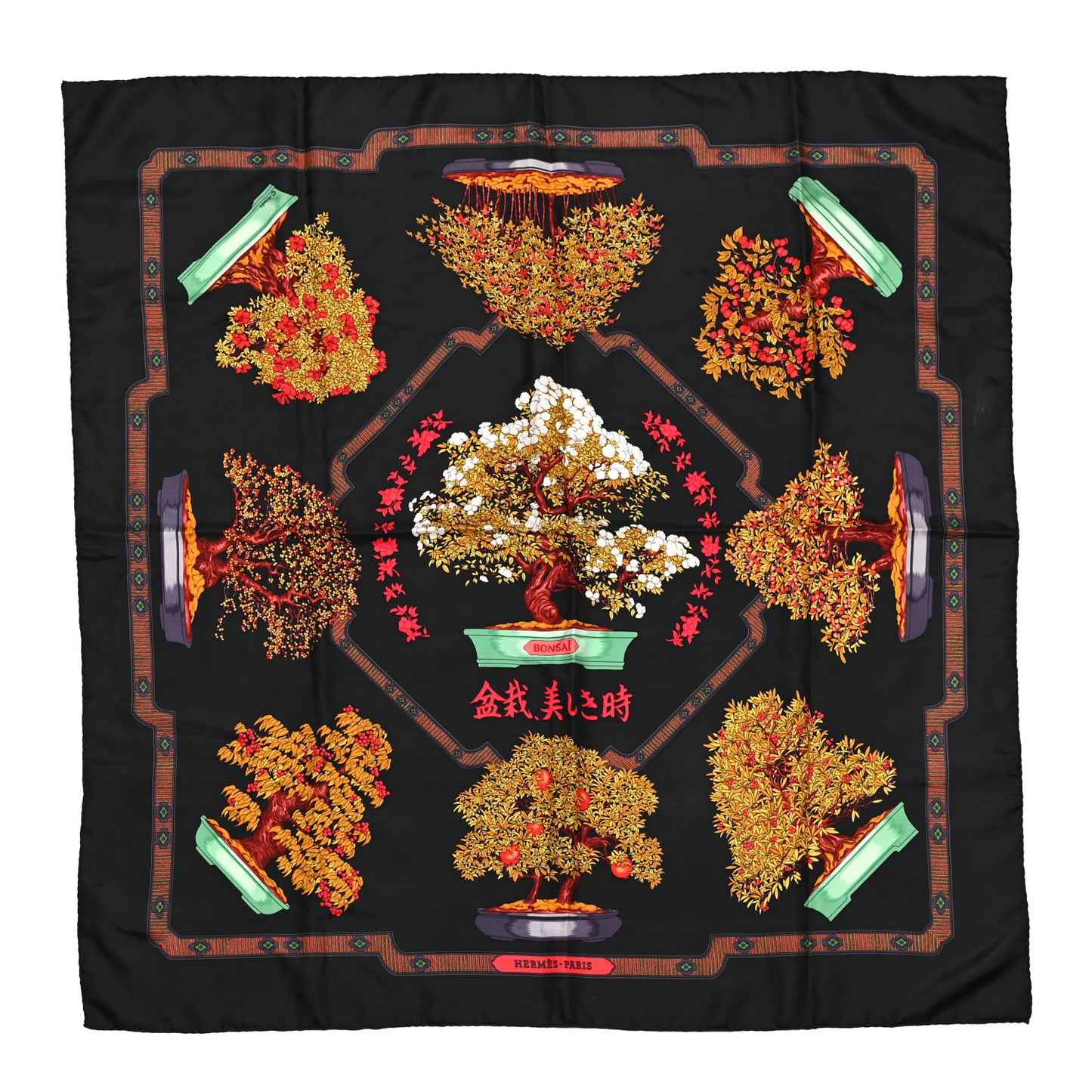 Silk Bonsai Scarf 90