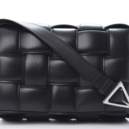 Bottega Veneta Nappa Maxi Intreccio Padded Cassette Crossbody Bag Black 7 of 9