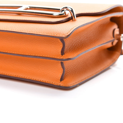 Hermes Evercolor Mini Sac Roulis Abricot 9 of 11