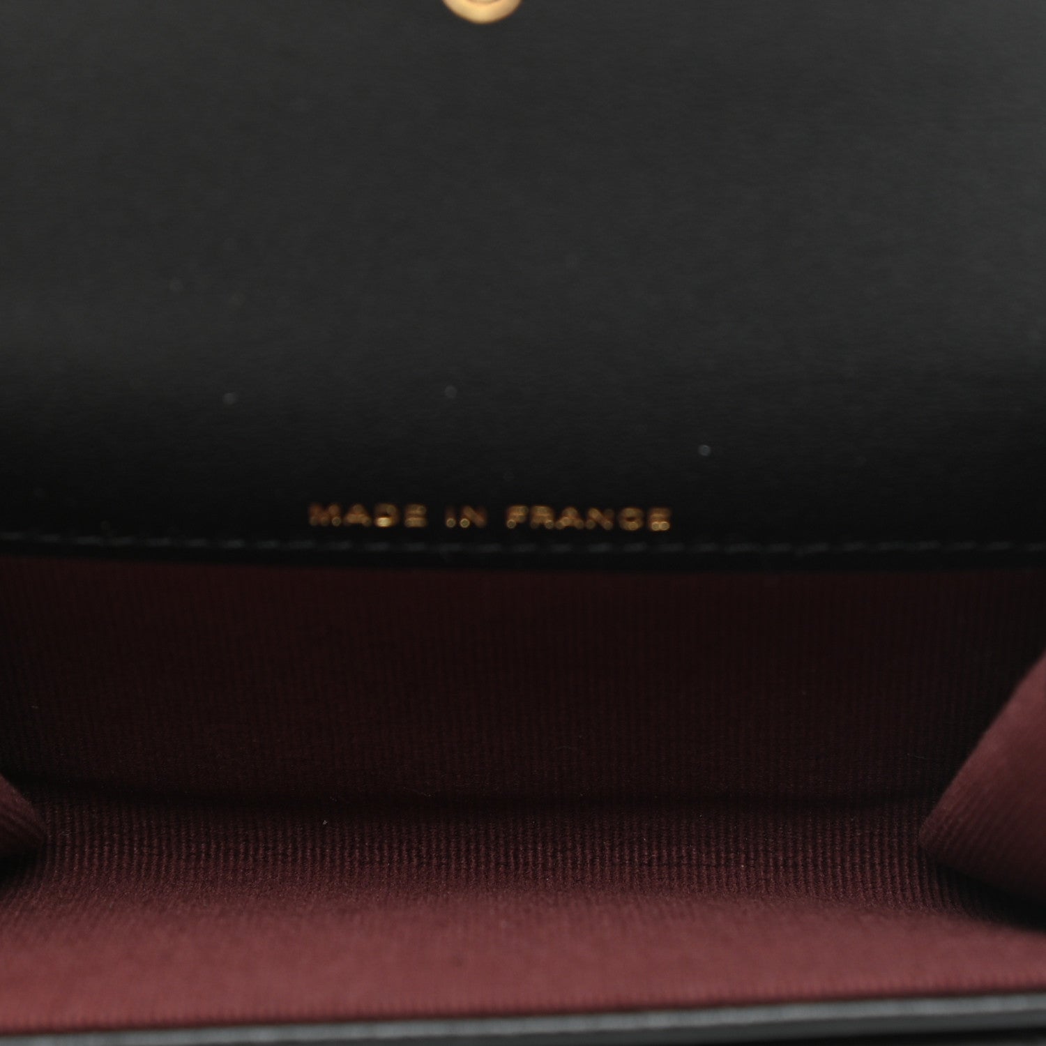 Chanel Lambskin Quilted Flap Card Holder Wallet Black 5 of 9