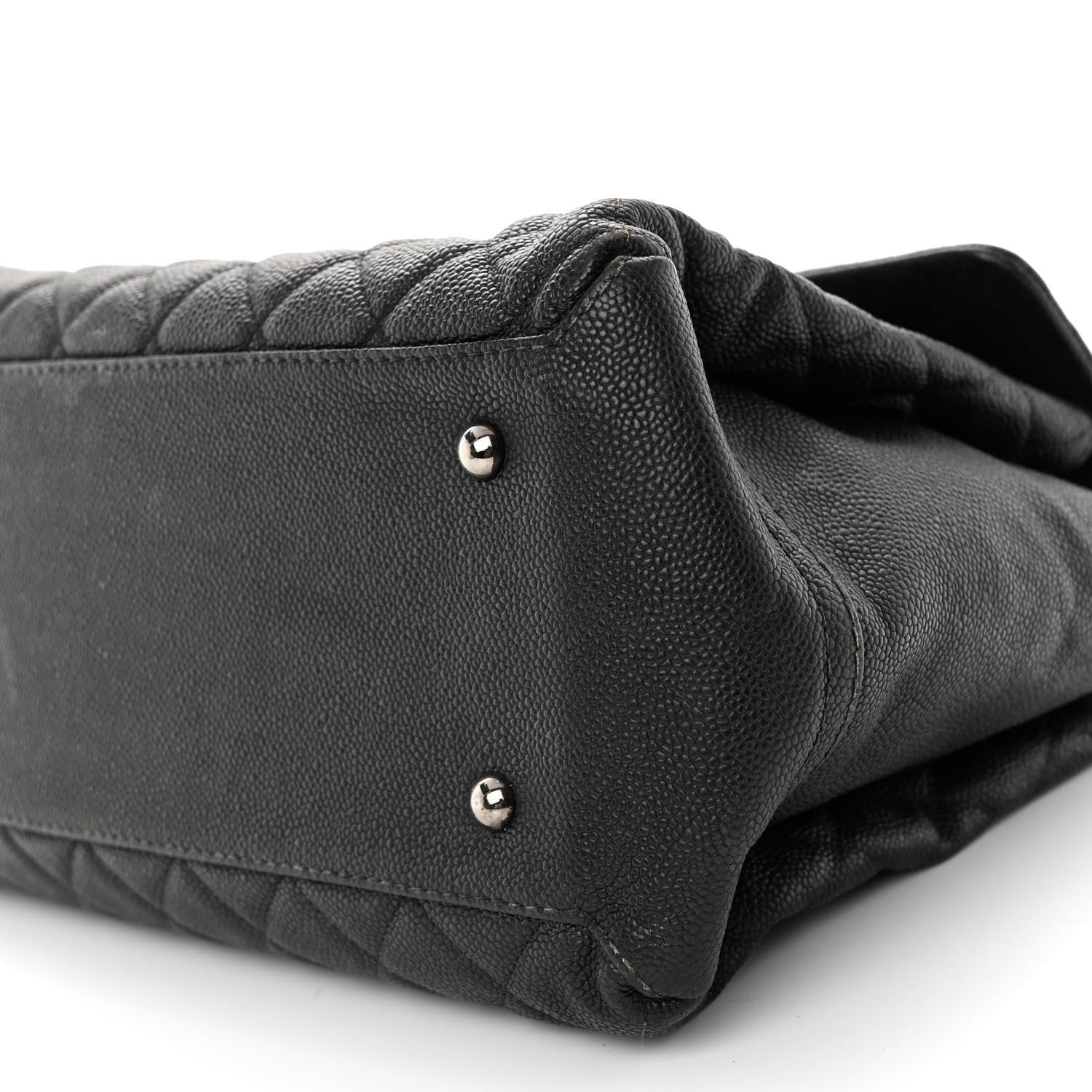 Chanel Iridescent Caviar Medium Lady Pearly Flap Black 11 of 14