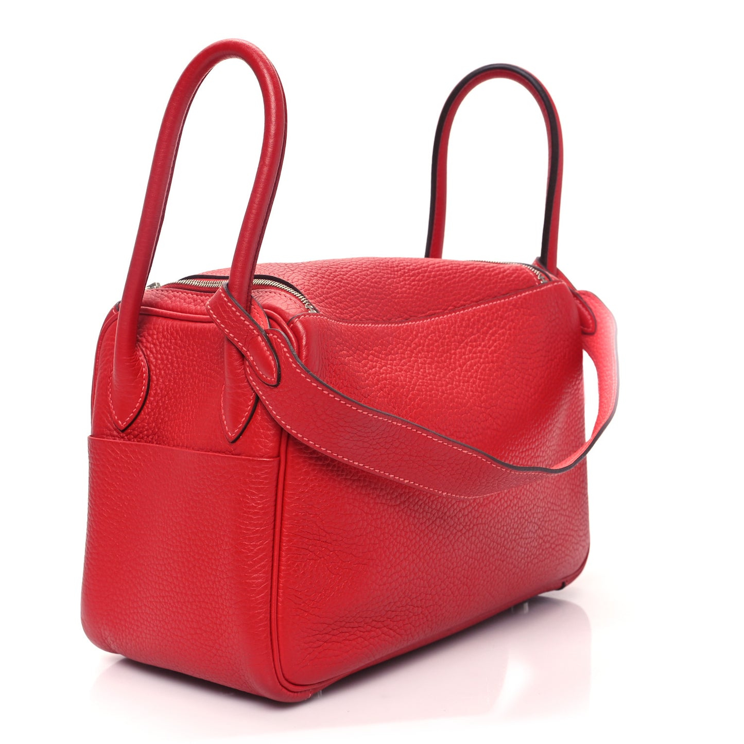 Taurillon Clemence Verso Lindy 26 Rouge Casaque Bougainvillea