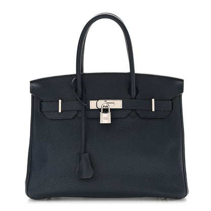 Hermes Togo Birkin 30 Bleu Indigo 1 of 11