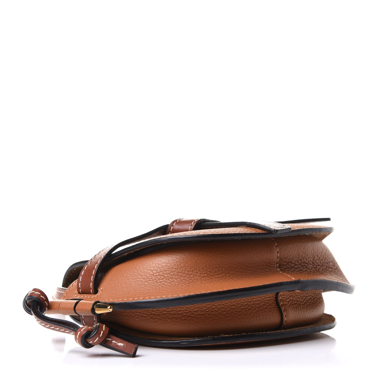 Loewe Grained Calfskin Mini Gate Crossbody Bag Caramel Pecan 4 of 9