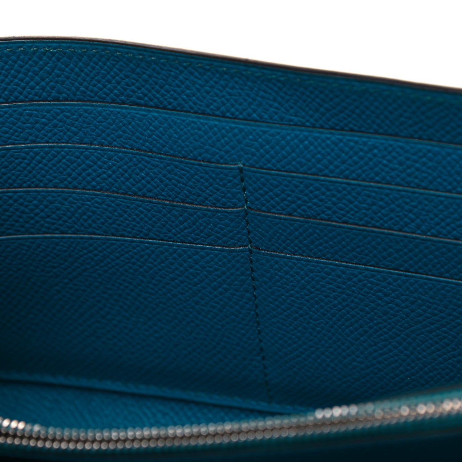 Hermes Epsom Kelly Longue Wallet Bleu Izmir 5 of 13