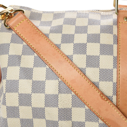 Louis Vuitton Damier Azur Keepall Bandouliere 45 12 of 32