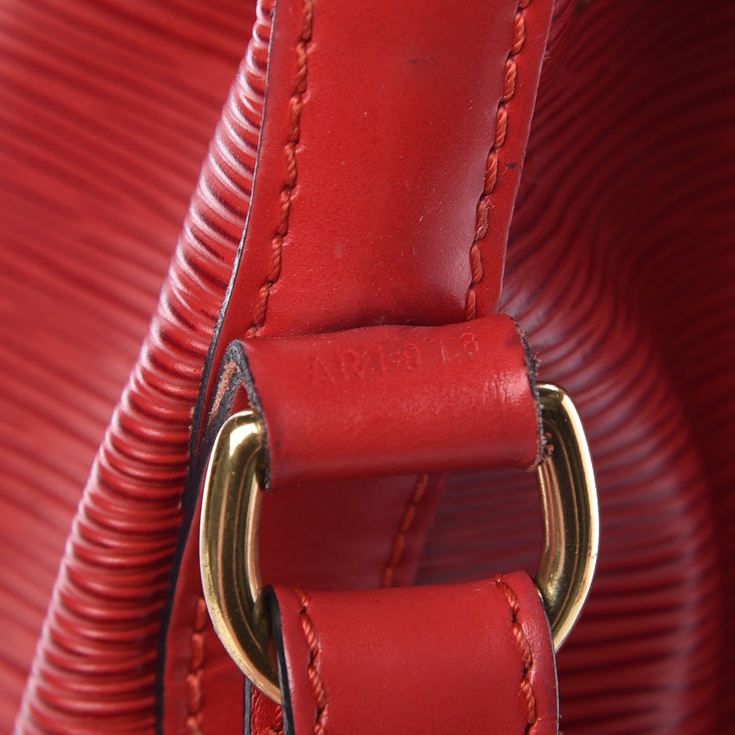 Louis Vuitton Epi Petit Noe Castillan Red 7 of 16