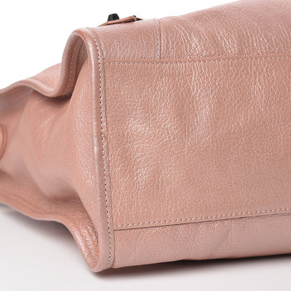 Balenciaga Pearlescent Goatskin Classic Palladium Hardware City Rose Rose Light 9 of 11