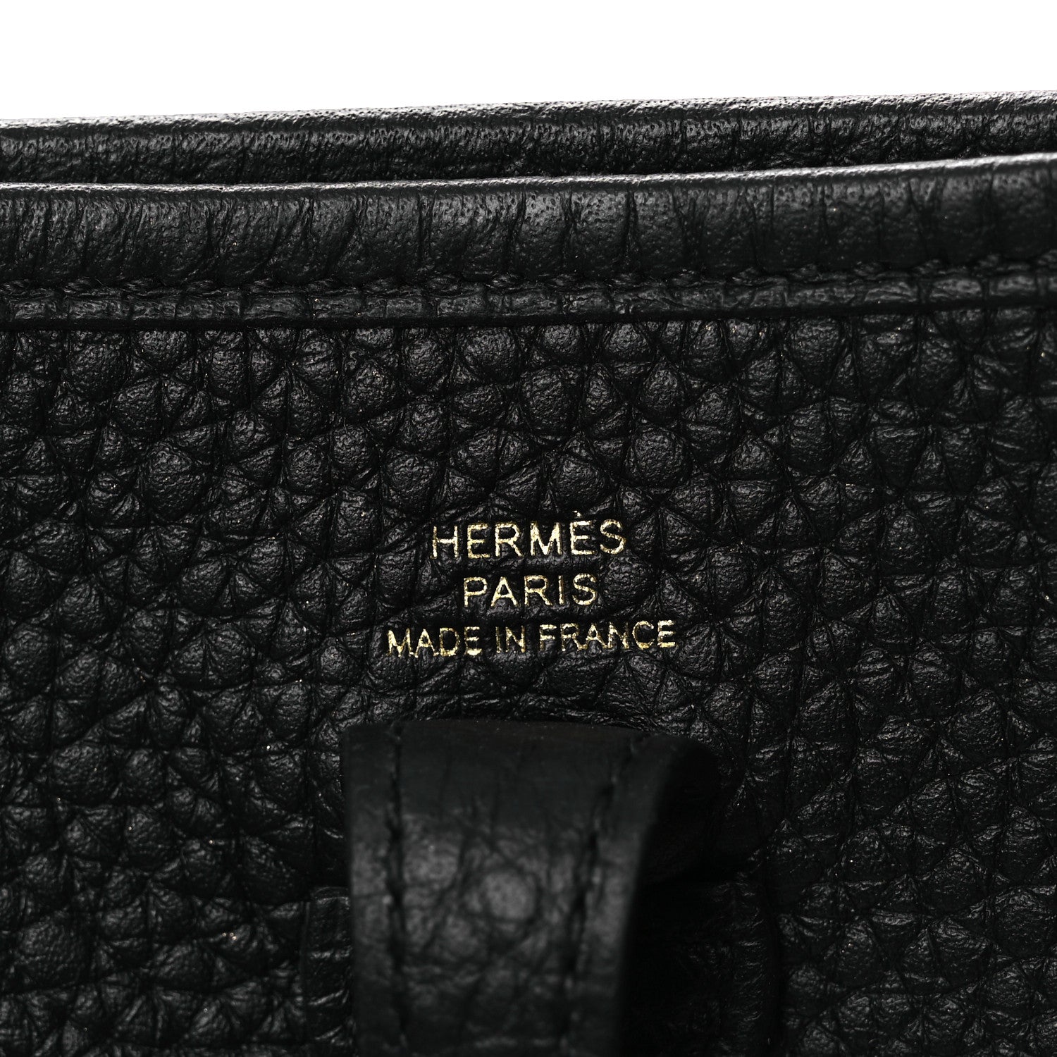 Hermes Taurillon Clemence Evelyne TPM Black 6 of 11