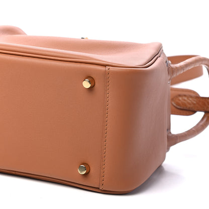 Hermes Matte Alligator Swift Mini Touch Lindy 20 Gold 9 of 9