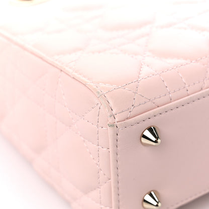 Christian Dior Lambskin Cannage Small My ABCDior Lady Dior Light Pink 7 of 10