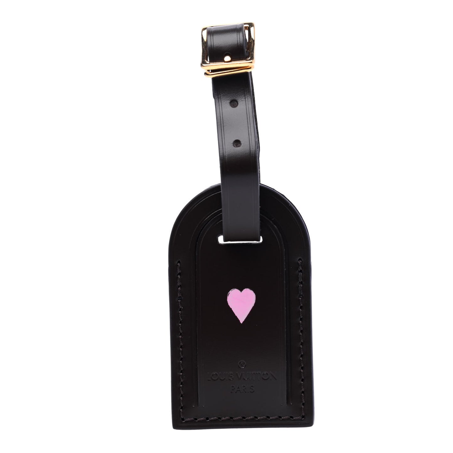 Calfskin Luggage Tag Ebene