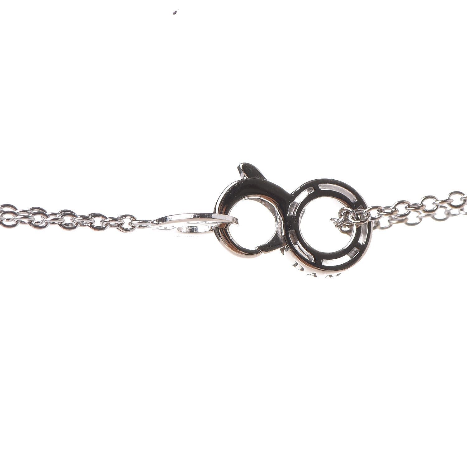 Damiani 18K White Gold Diamond D.Side Lariat Necklace 4 of 5