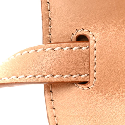 Saint Laurent Smooth Calfskin Cotton Canvas Small Kaia Satchel Natural Beige 12 of 12