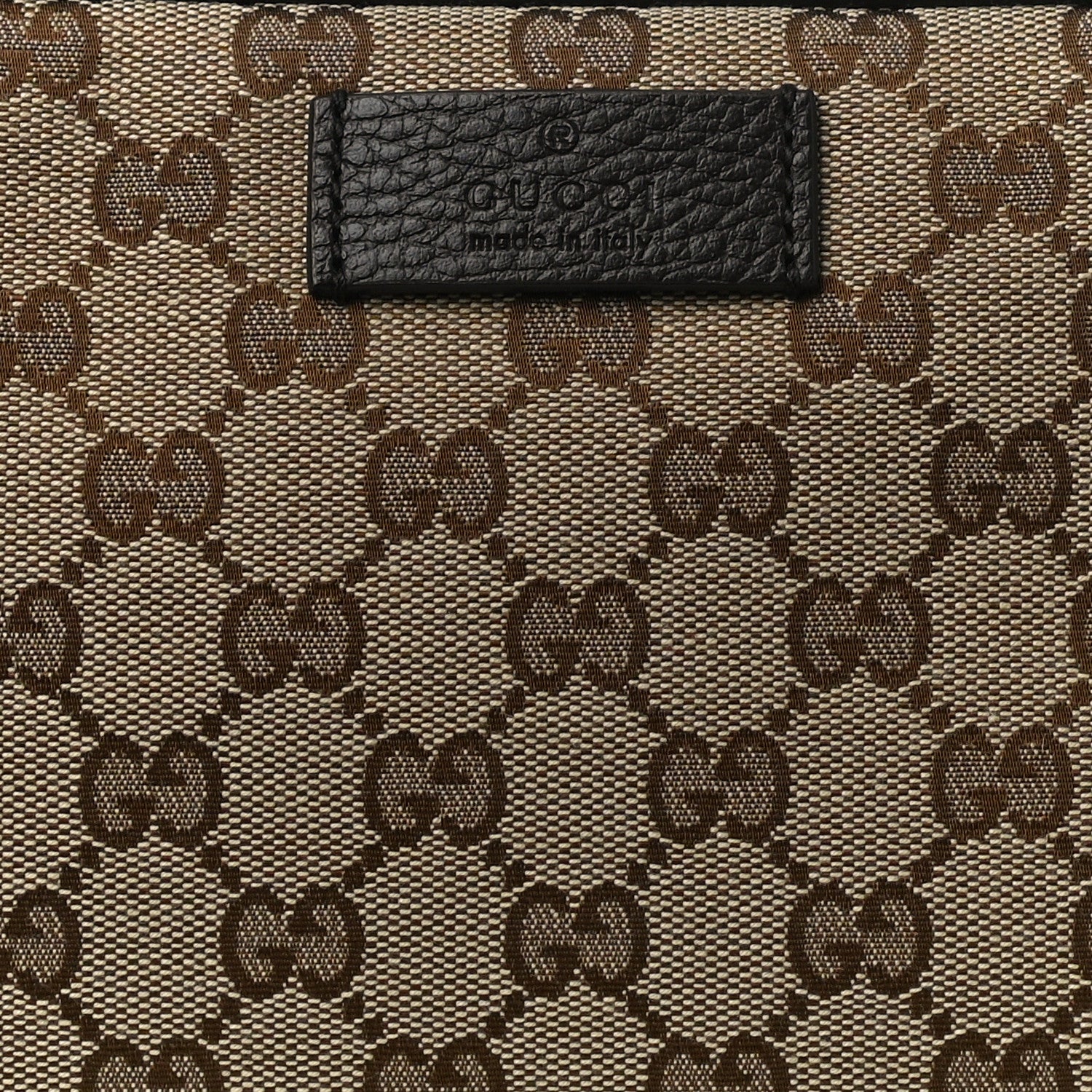 Gucci Monogram Belt Bag Dark Brown 9 of 11