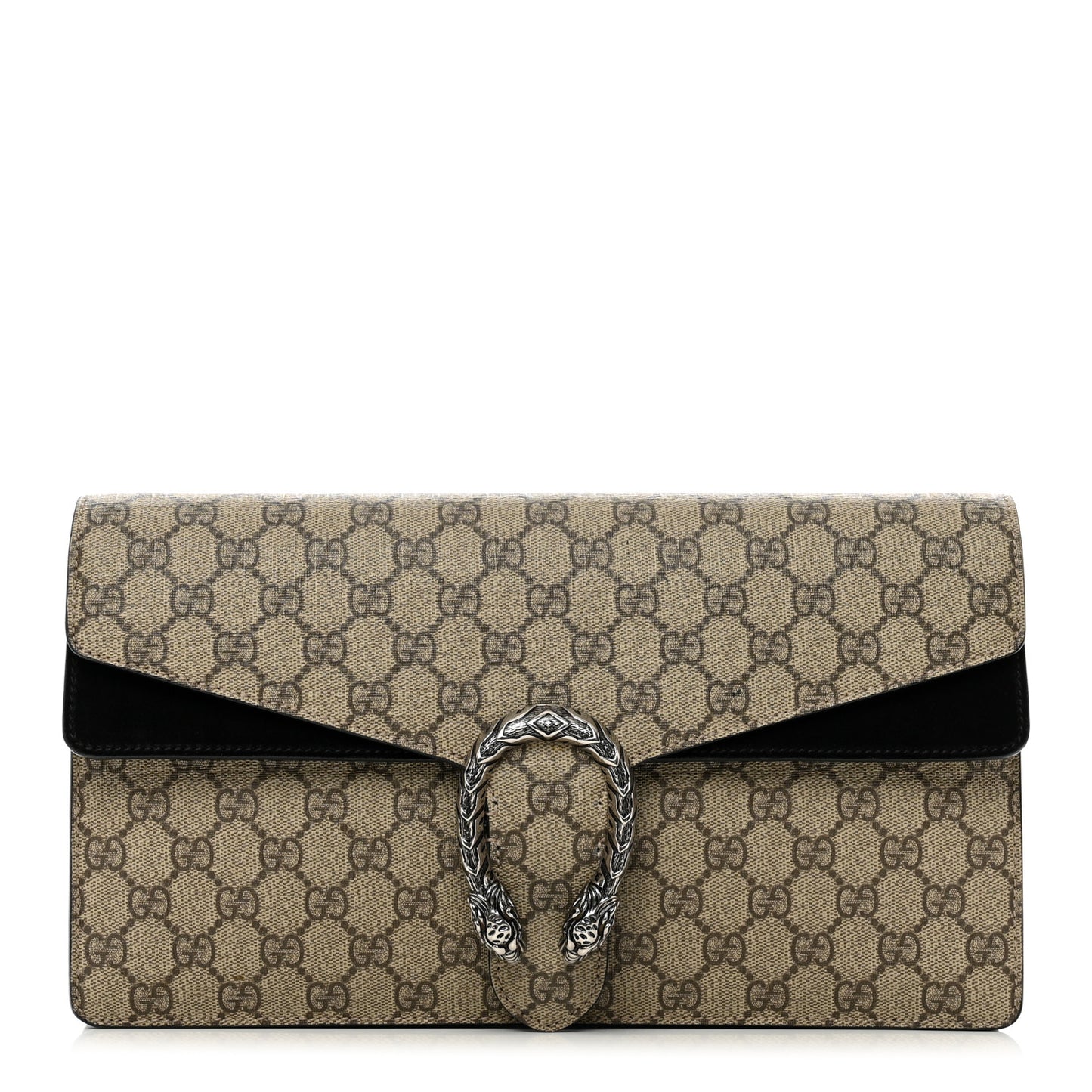 GG Supreme Monogram Dionysus Clutch Black