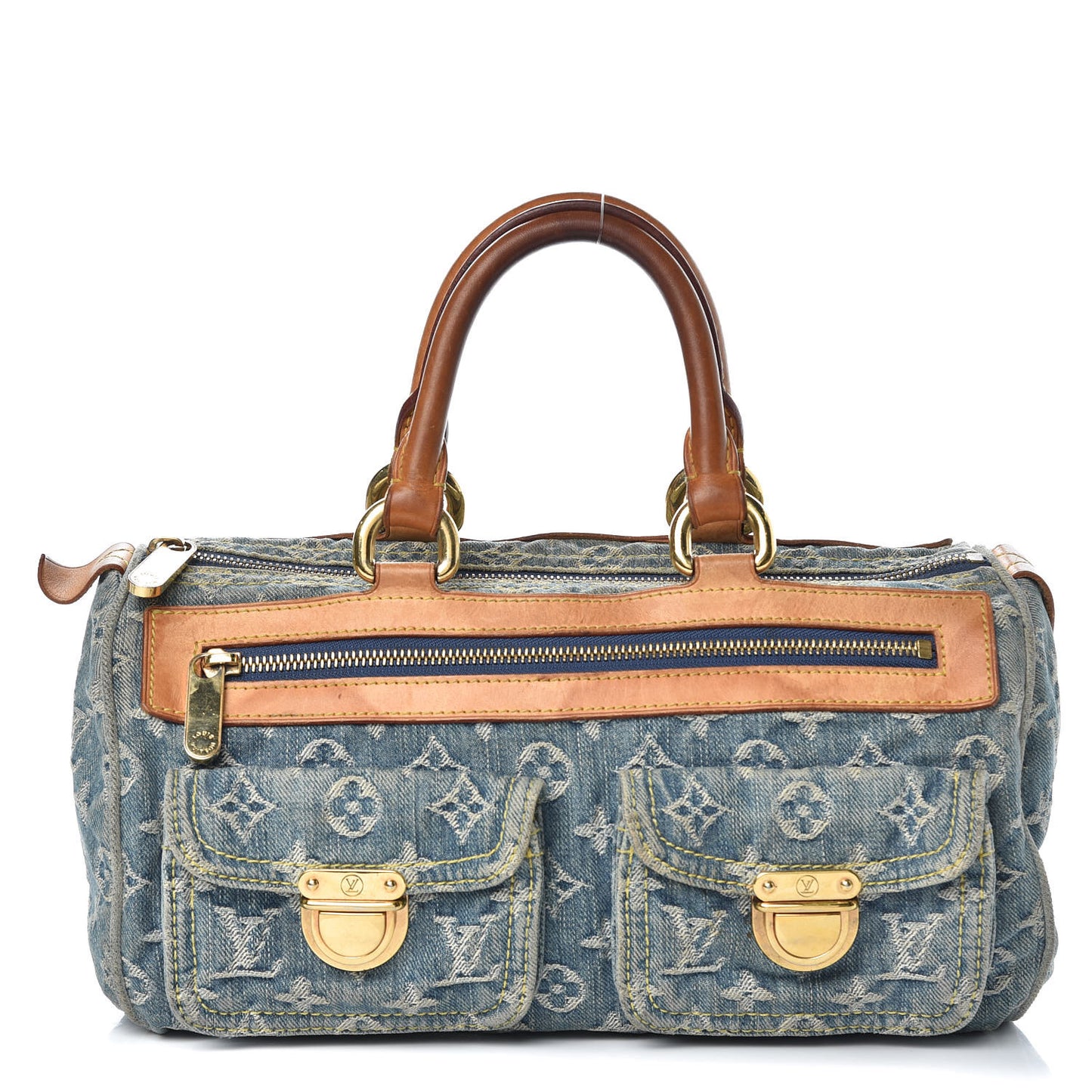 Monogram Denim Neo Speedy Blue