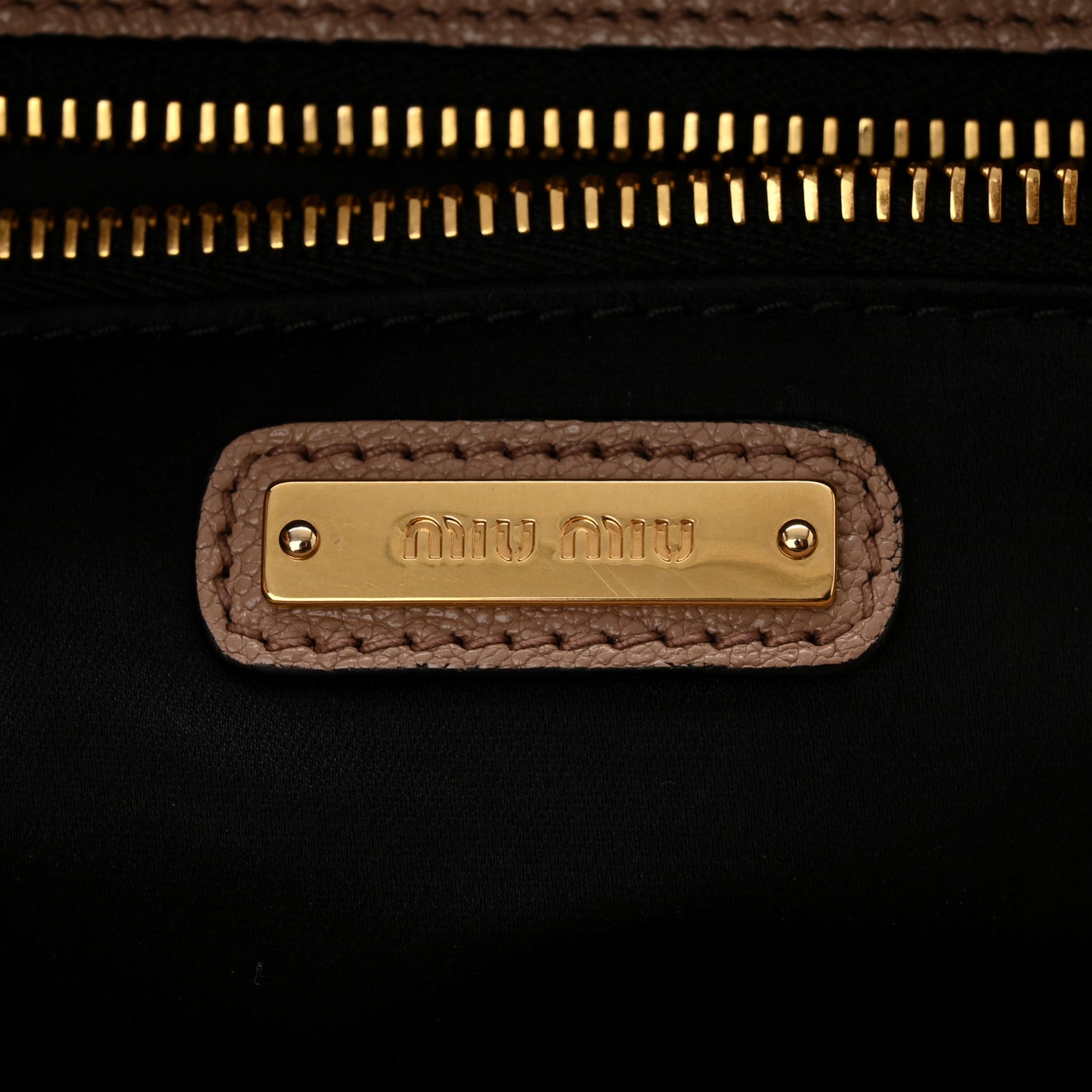 Goatskin Madras Zip Tote Cammeo