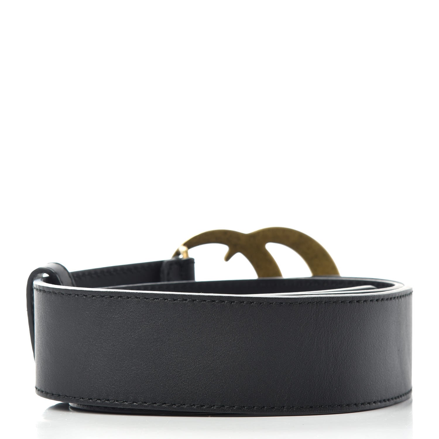 Gucci Calfskin Double G 40mm Belt 80 32 Black 2 of 6