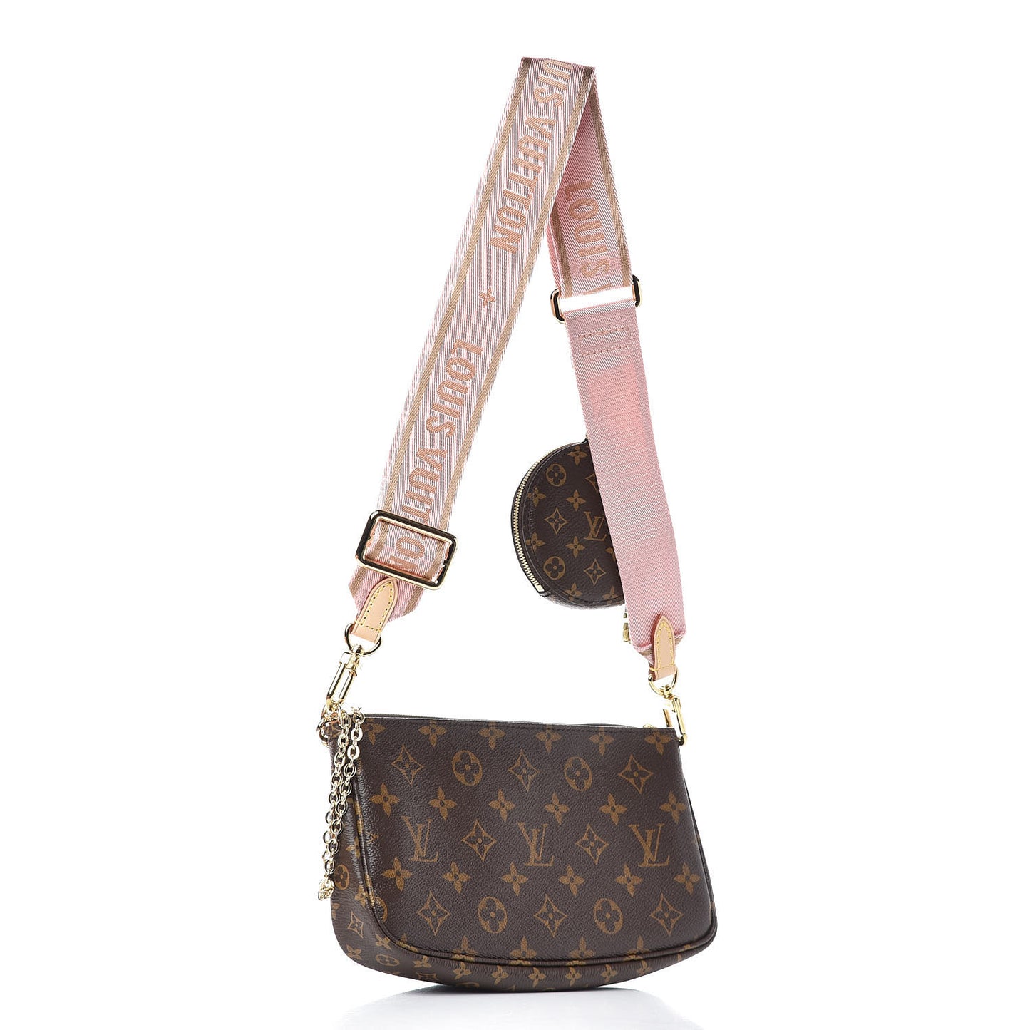 Monogram Multi Pochette Accessories Rose Clair