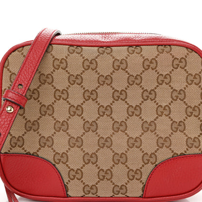 Gucci Monogram Mini Bree Messenger Bag Red 8 of 10