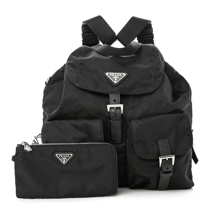 Prada Re-Nylon Saffiano Medium Backpack Black 1 of 15