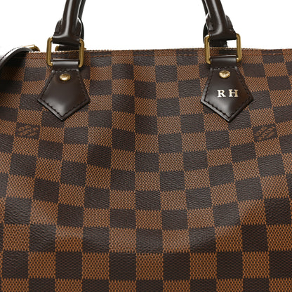 Louis Vuitton Damier Ebene Speedy Bandouliere 35 8 of 10