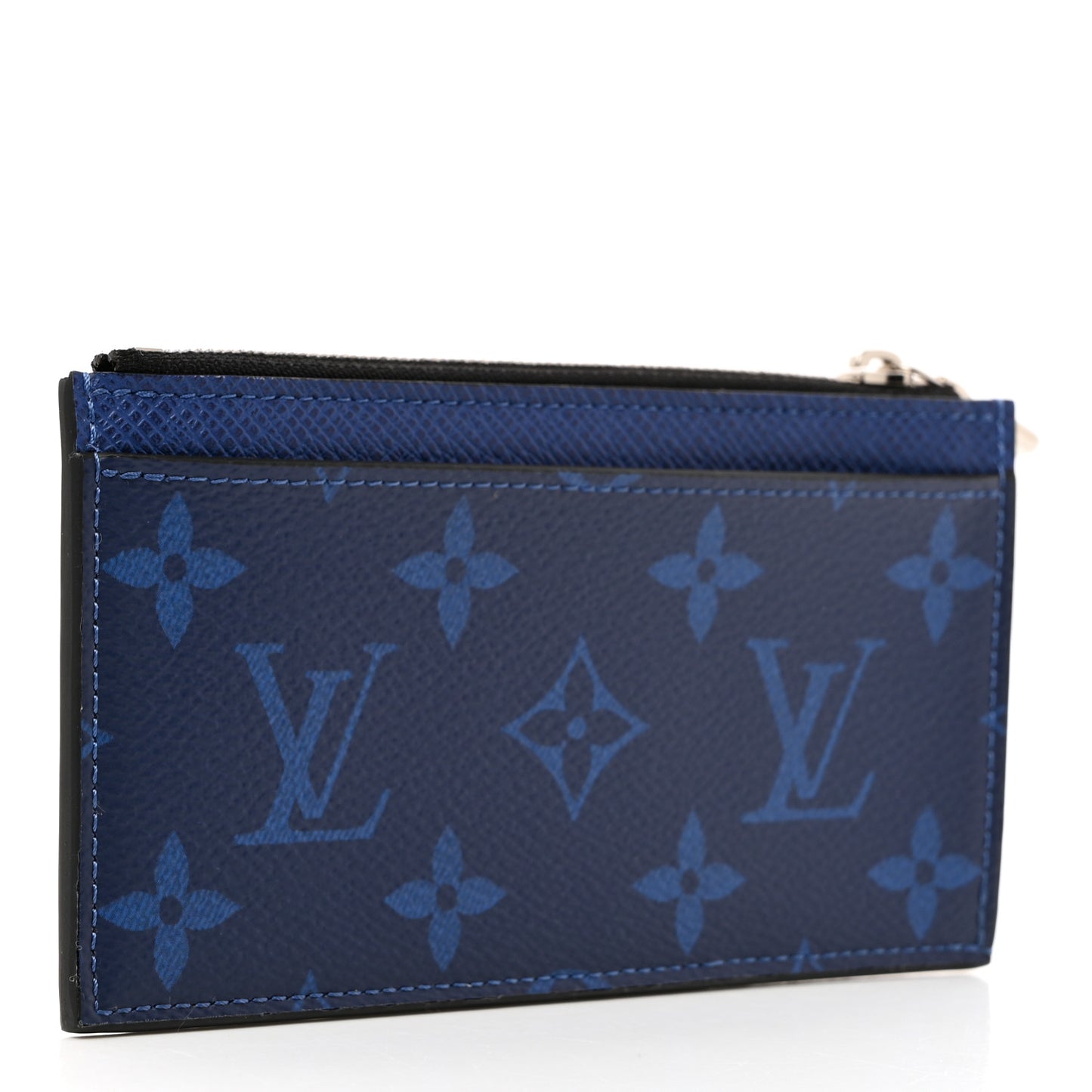 Monogram Taiga Coin Card Holder Cobalt