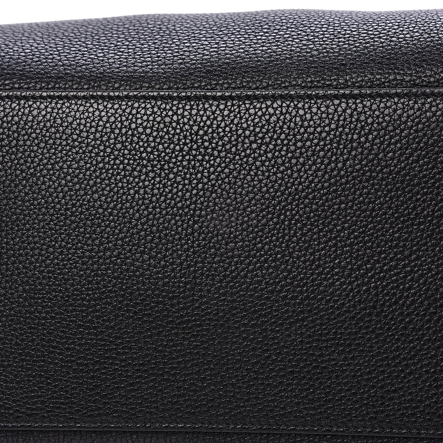 Grained Calfskin Small Supple Sac De Jour Black