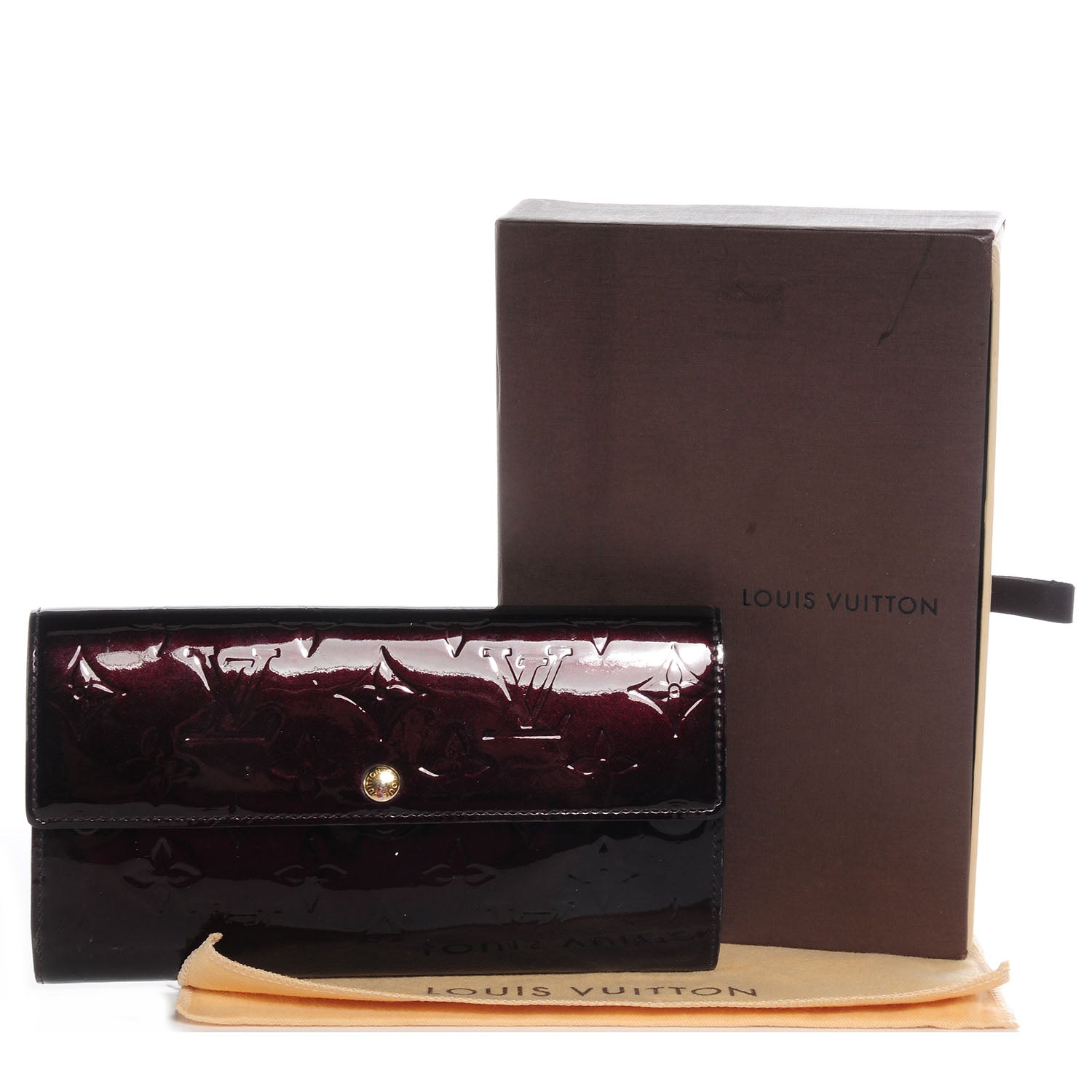 Louis Vuitton Vernis Sarah Wallet Amarante 5 of 8